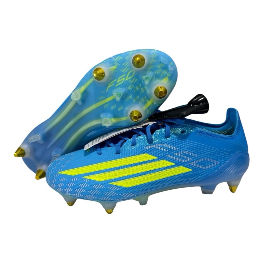 Adidas F50 Elite SG Ice Cold Precision Lucid Blue Yellow JQ1465 Men Size 11.5